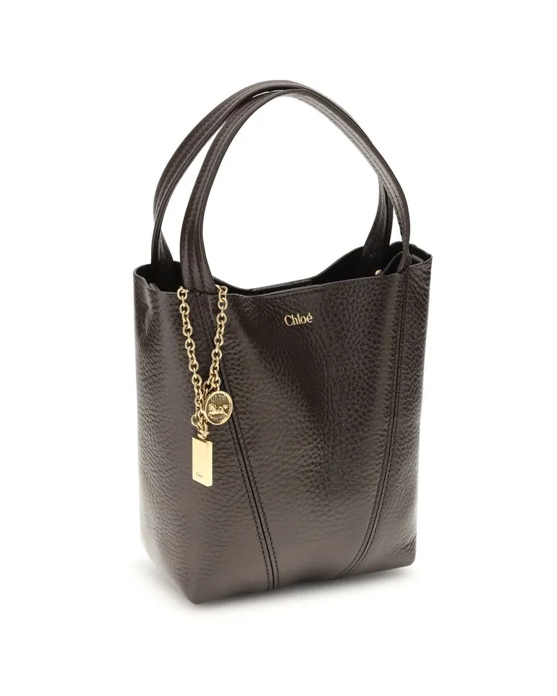 Chloé Spin Shoulder Bag — Brown Brown