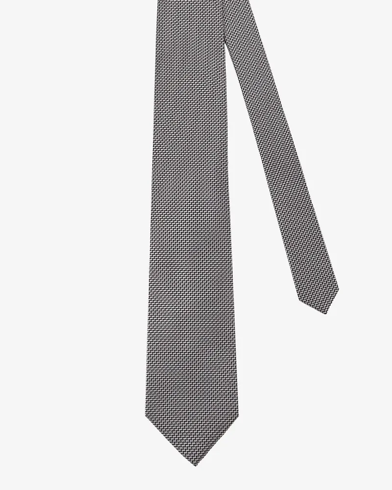 Tom Ford Men's Silk Tie Grey Ties & Bow Gray