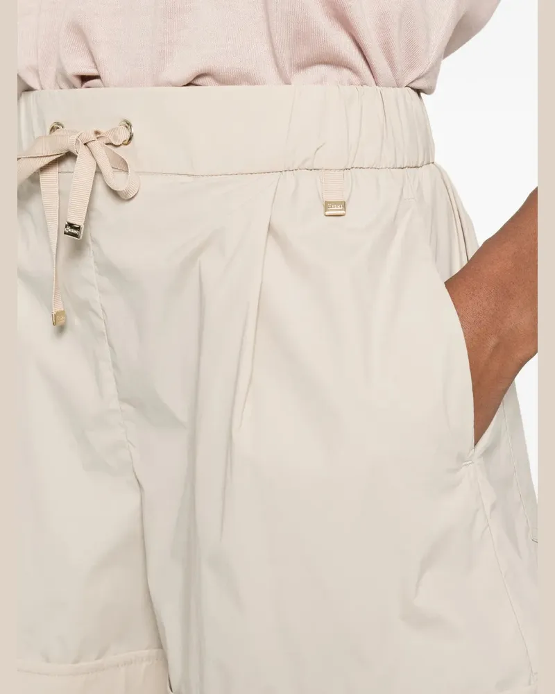 Herno Women's Drawstring-Waist Pleated Shorts Ss26 W Beige