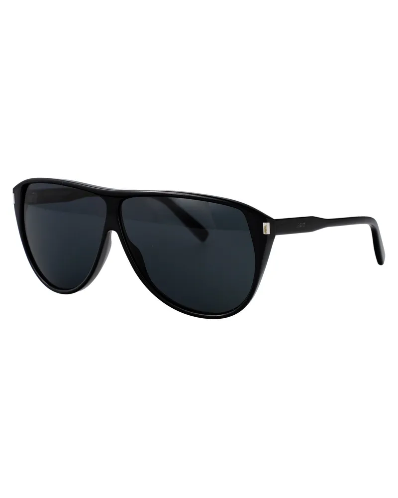 Saint Laurent Men's Sunglasses Black Acetate Black-Black-Black Black/black/black Black