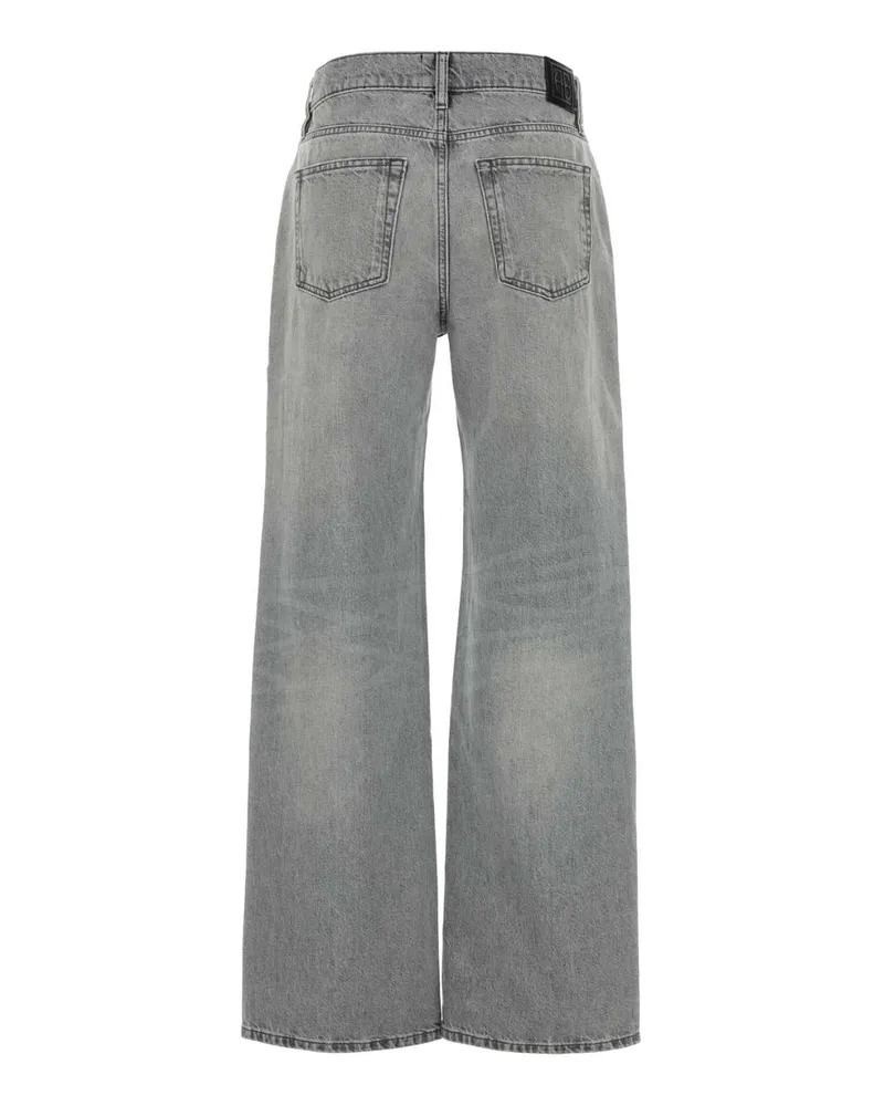 Anine Bing Women's Grey Denim Jeans Washedgrey Gray