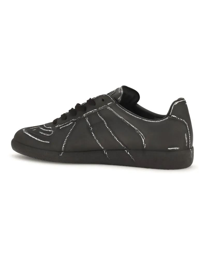 Maison Margiela Replica Sneakers — Black Black