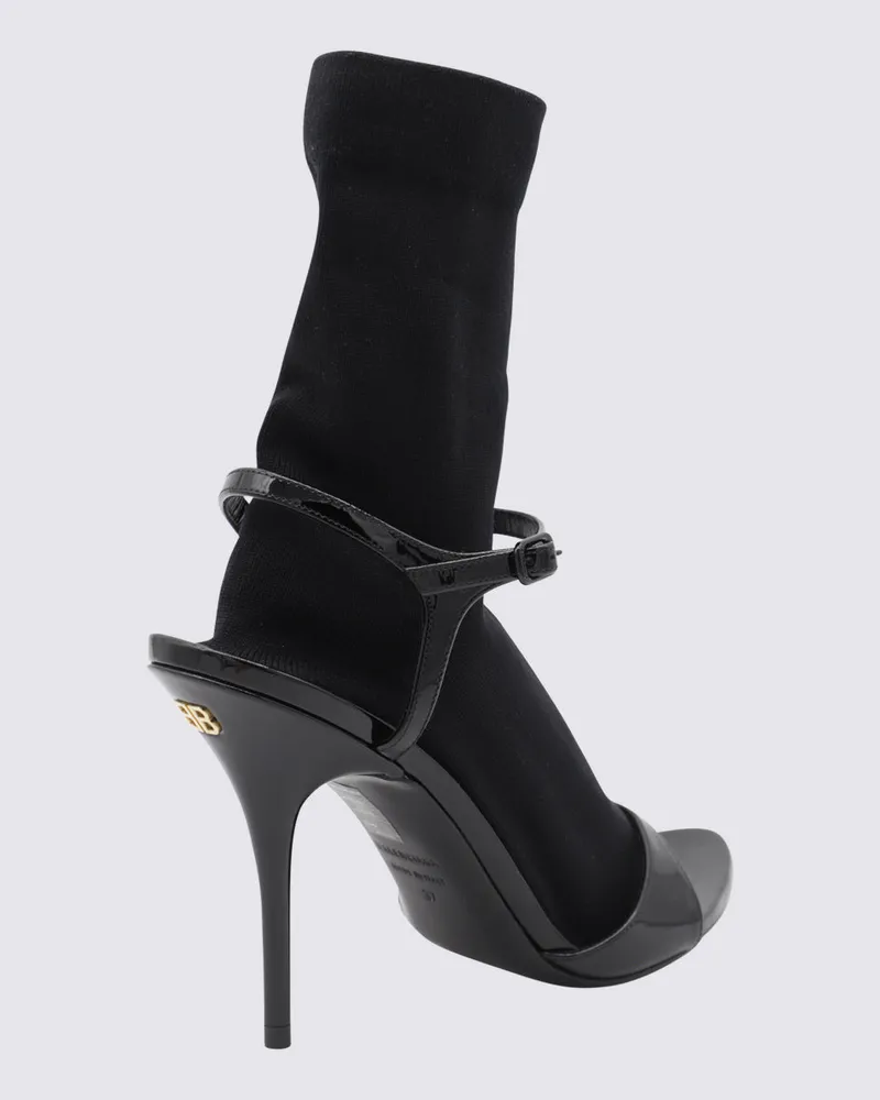 Balenciaga Women's Sandals Black-Black _cover Le Sole El Black/black Black
