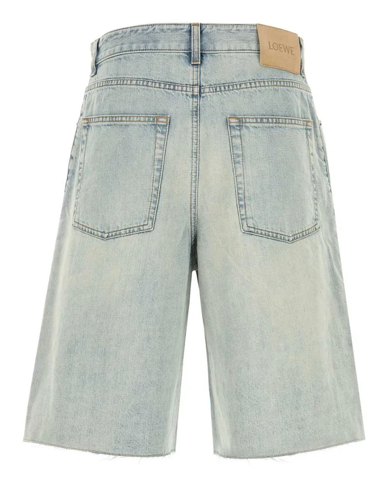 Loewe Anagram Bermuda Shorts — Blue Blue