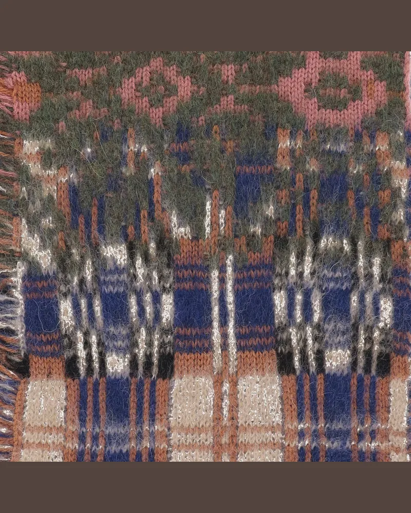 Dries van Noten Wool and Alpaca Blend Scarf — Multicolor Multicolor