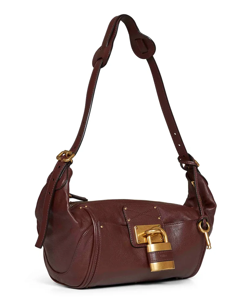 Chloé Women's Crossbody Bag Paddington Brown Calf Leather Shoulder Brown
