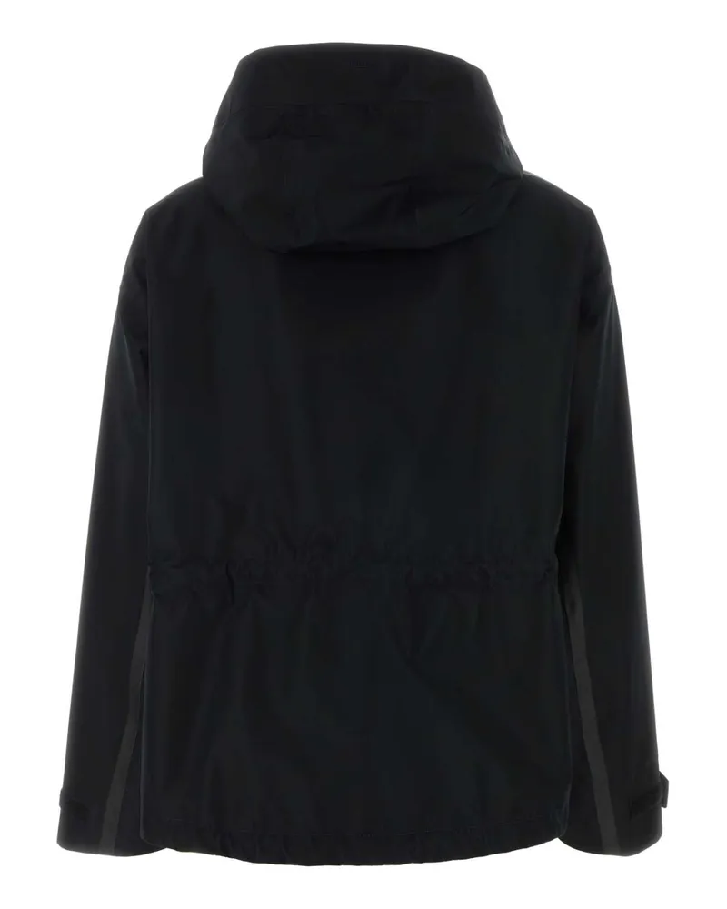Herno Women's Black Polyester Windbreaker Nero Exterior: Giubbini Jacket Black