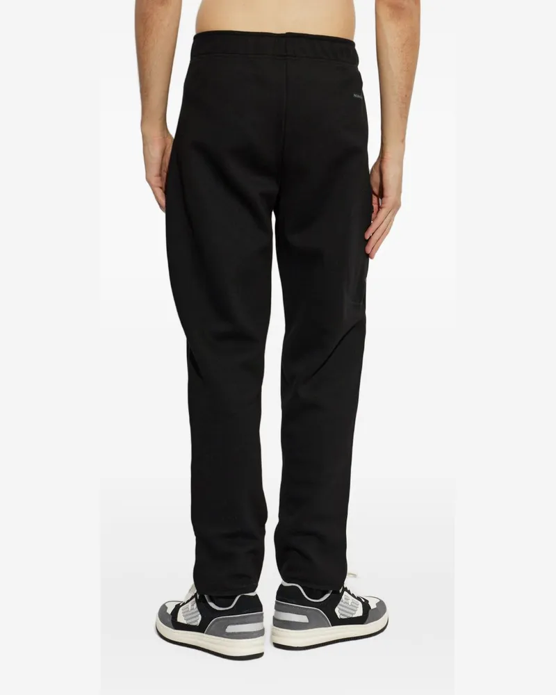 EA7 Logo-Print Joggers — Black Black