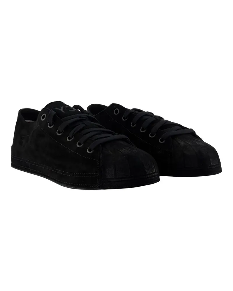 Y-3 Unisex Nizzastar Sneakers -  Leather Black Shoes Black