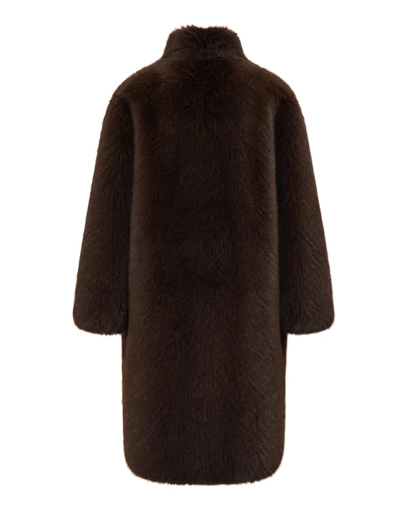 Liu Jo Faux Fur Coat — Brown Brown