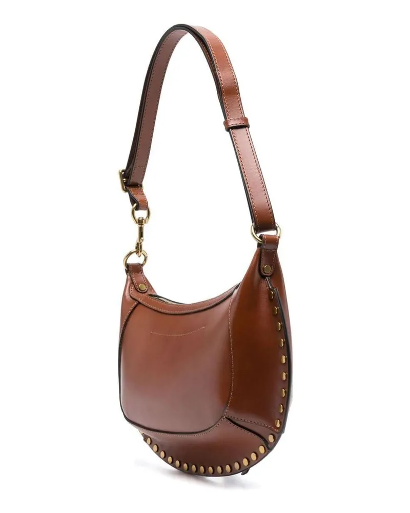 Isabel Marant Oskan Moon Shoulder Bag — Brown Brown