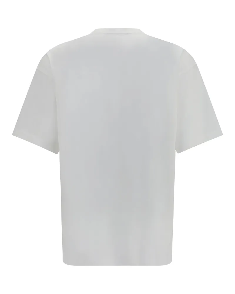 Balenciaga Men's Printed Cotton T-Shirt Full White T-Shirts And Polos White