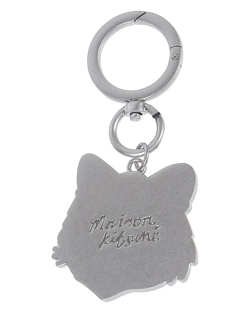 Kitsuné Fox Head Key Charm — Orange Orange