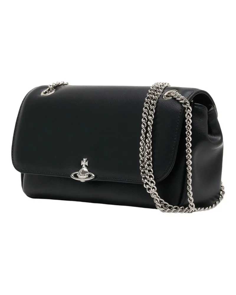Vivienne Westwood Women's Chain Purse -  Synthetic Black Bags Crossbodies Black