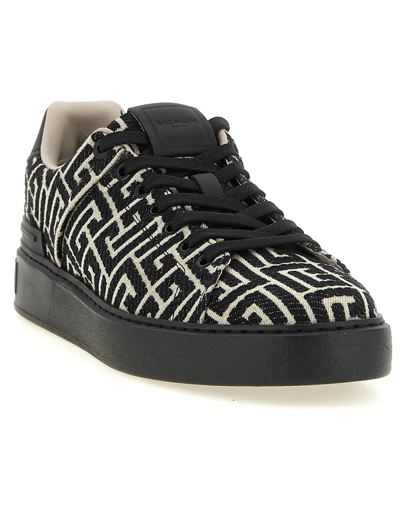 Balmain B-Court Sneaker — Black 