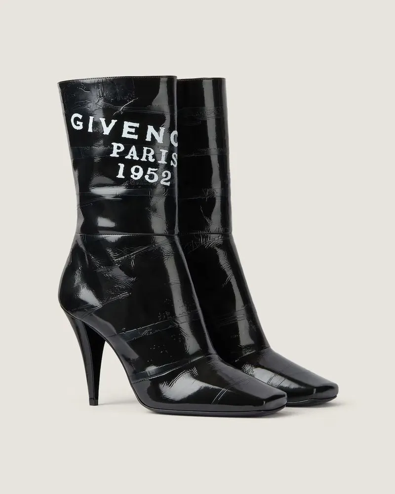 Givenchy Calf Leather Stiletto Boot — Black Black