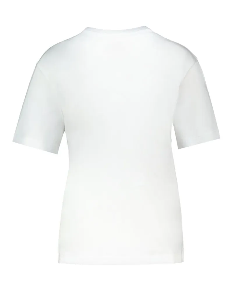 Lanvin Unisex Small Logo T-Shirt -  Cotton White Ready-To-Wear T-Shirts White