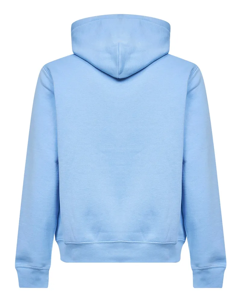 Ralph Lauren Men's Hoodie Austin Blue Cotton Light Sweatshirts Sweater Blue
