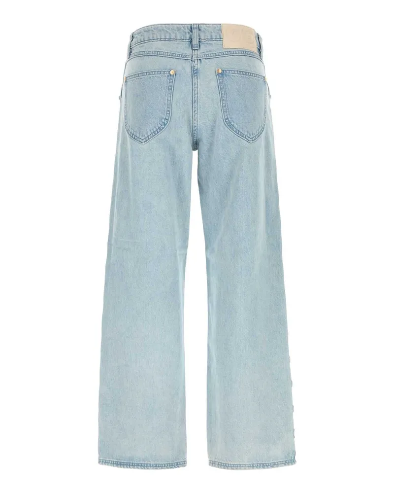 Cult Gaia Women's Elphie Jeans Blue Cotton Blue