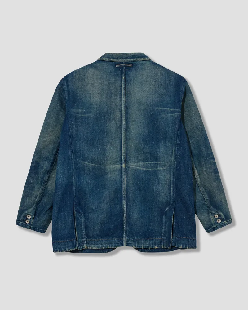 COTTLE Women's Anorak Denim Indigo Foncé Blue Jacket Blue