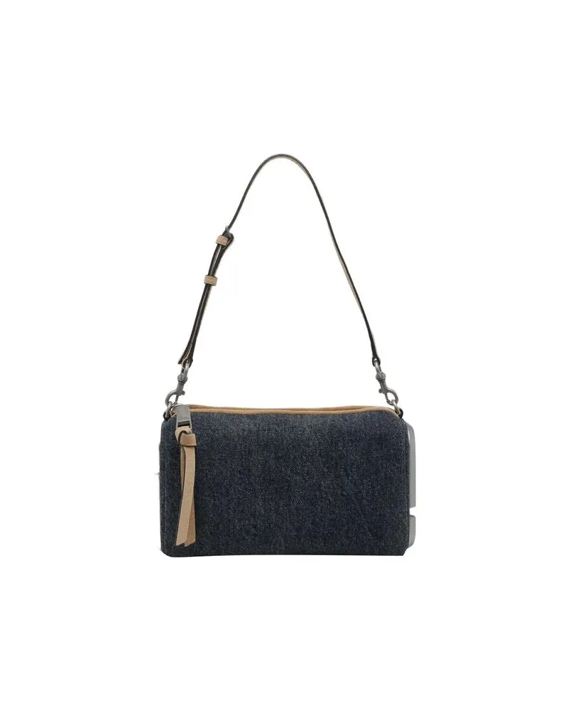 Marc Jacobs Women's Shoulder Bag Blue Cotton - Shoulder-Bags Blue