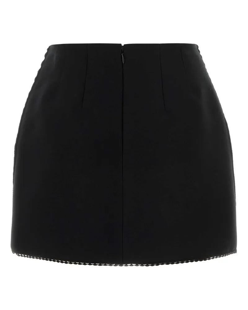 Prada Women's Skirt Black Polyester Silk Black
