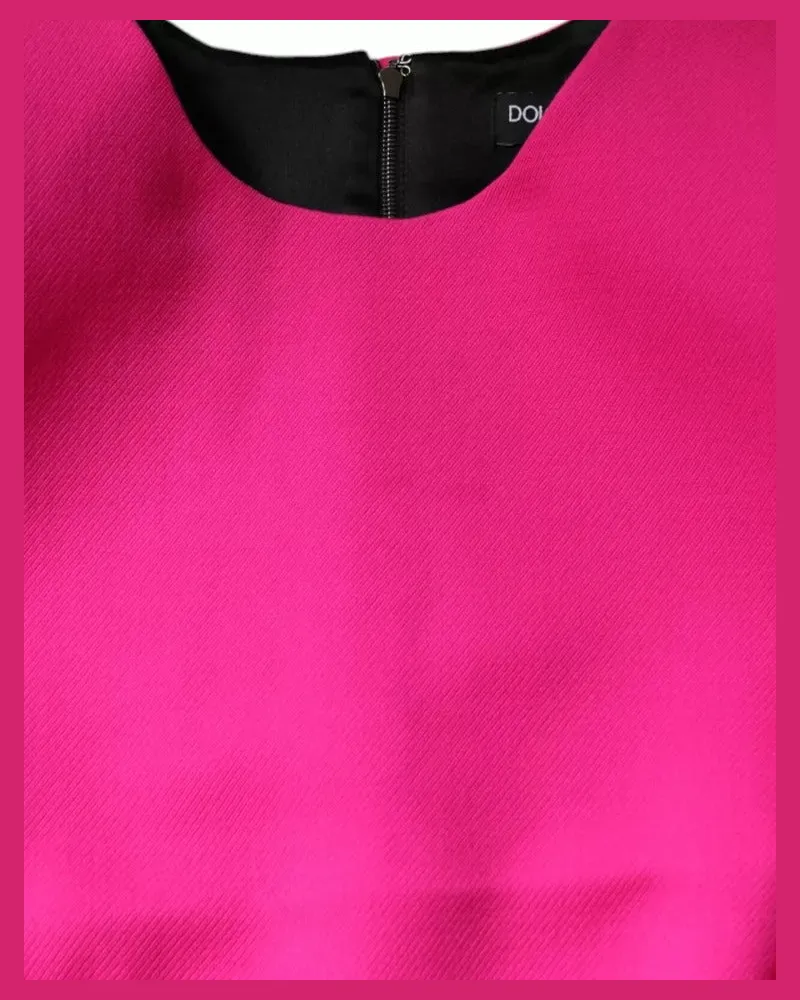 Dolce & Gabbana Women Pink Sleeveless Bodycon A-Line Mini Dress Virgin Wool Pink