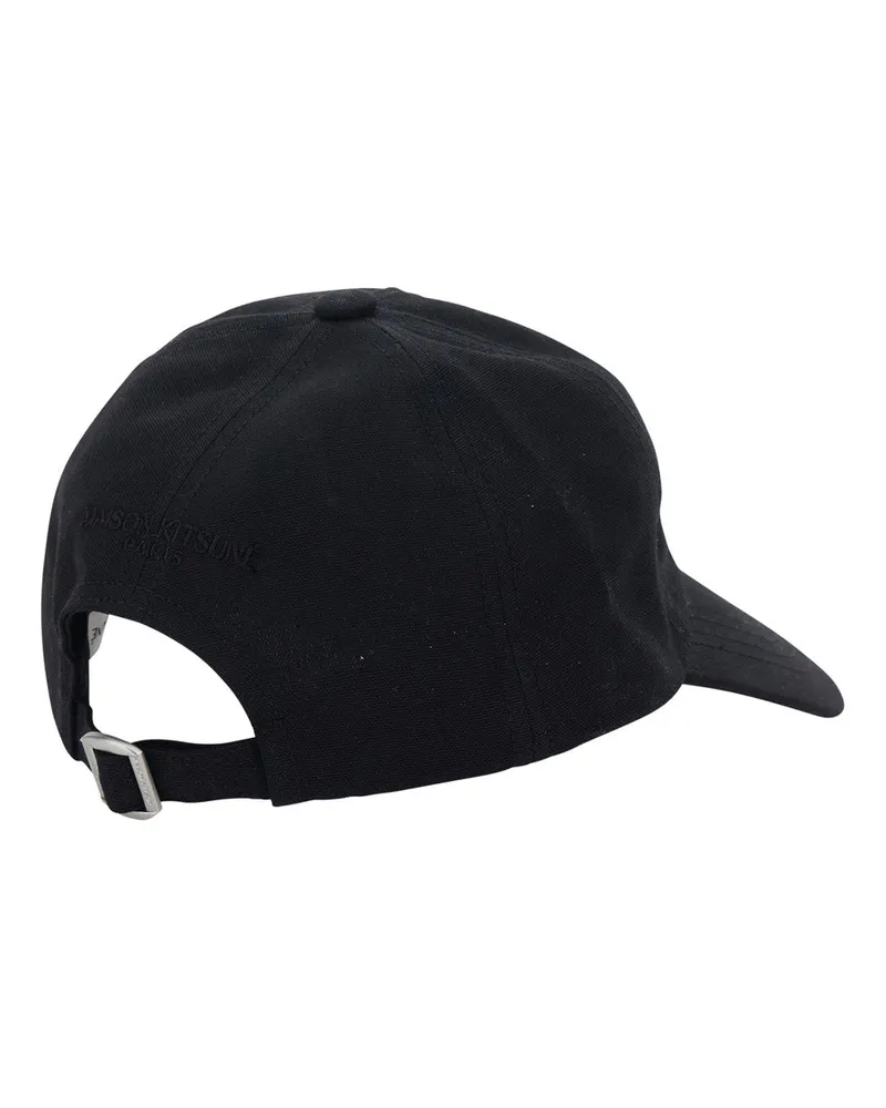 Kitsuné Men's Cap Dressed Fox Black Cotton Hat Black