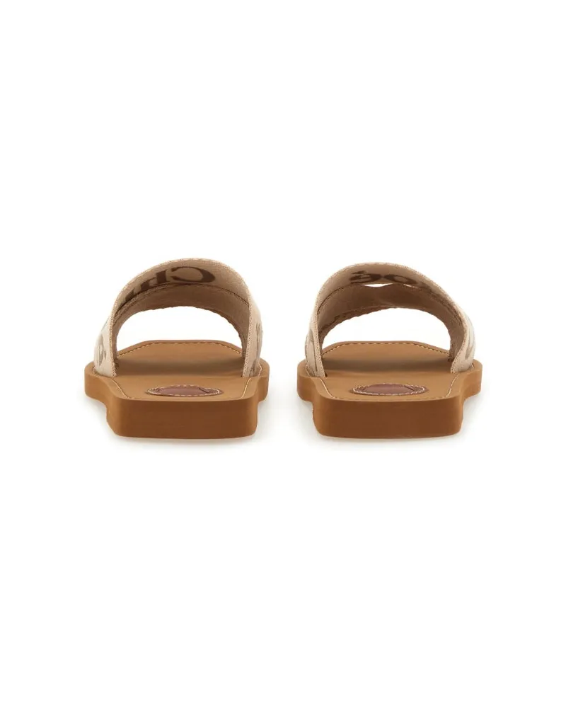 Chloé Woody Slide Sandal — Ivory Ivory