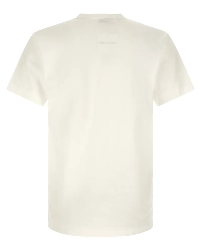 Comme des Garçons Heart-Embroidered T-Shirt — White White