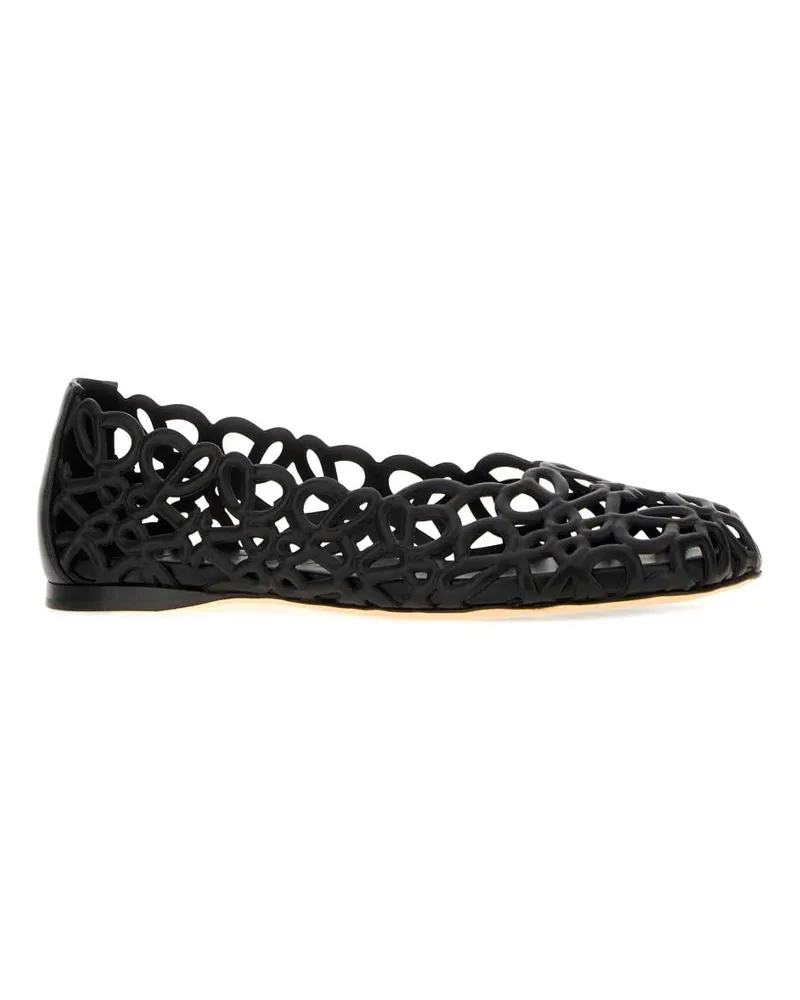 Loewe Petal Anagram Ballerina — Black Black