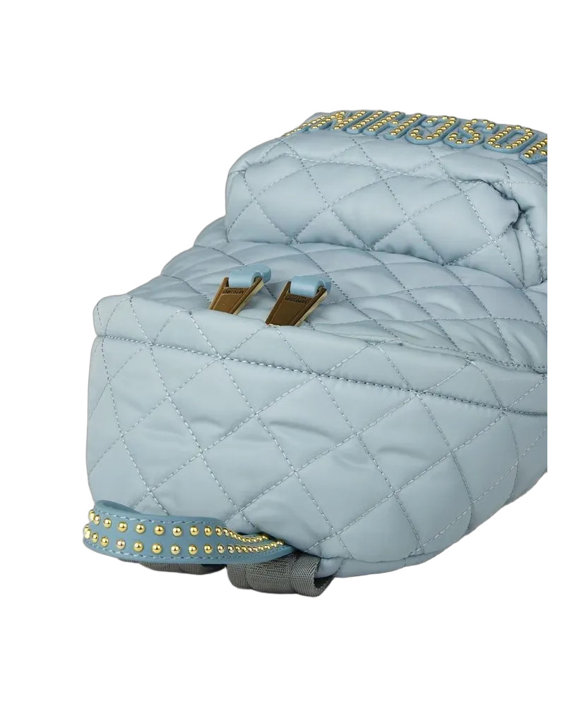 Moschino Women's Backpack Light Blue Polyamide Blue