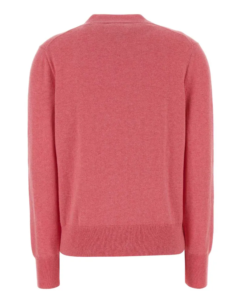 Étoile Isabel Marant Women's Dark Pink Cotton Blend Karina Cardigan Bubblegum-Granita Maglieria Bubblegum/granita Pink