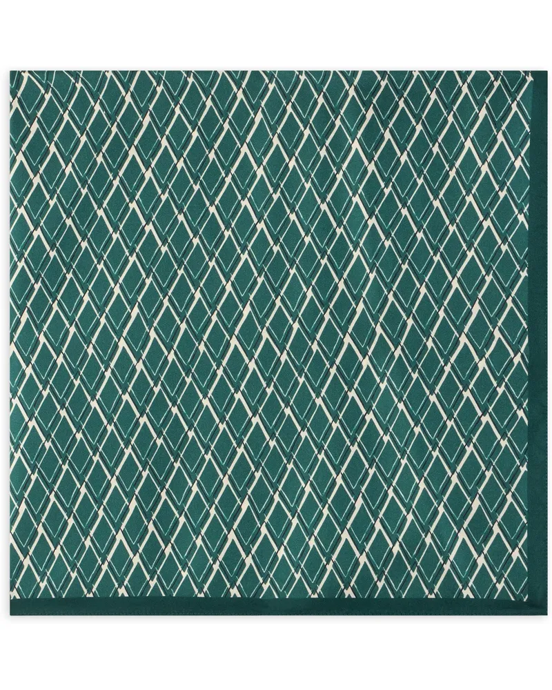 Slowear Men's Silk Scarf Green Scarfs Green