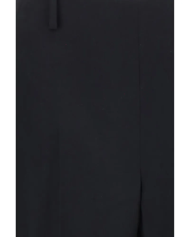 KHAITE Women's Trousers Grenare Black Polyester Black