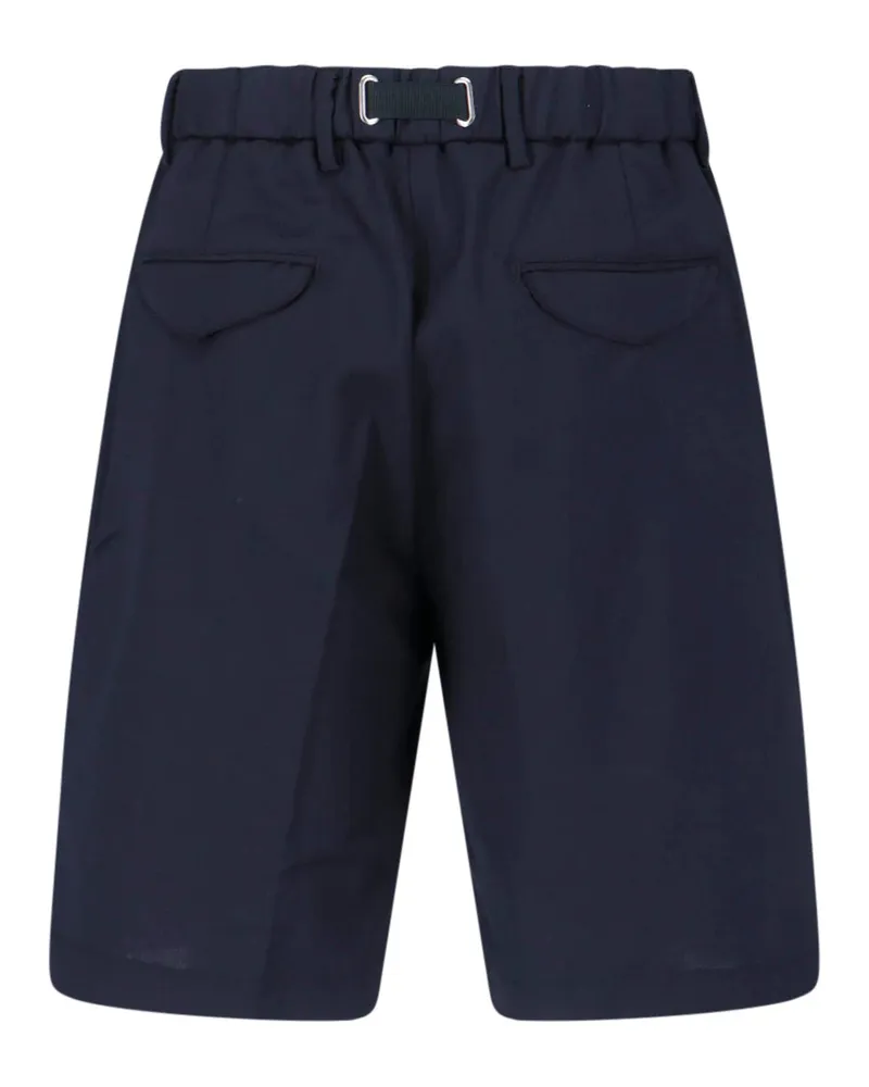 PLAN C Men's Trousers Blue Polyester Navy