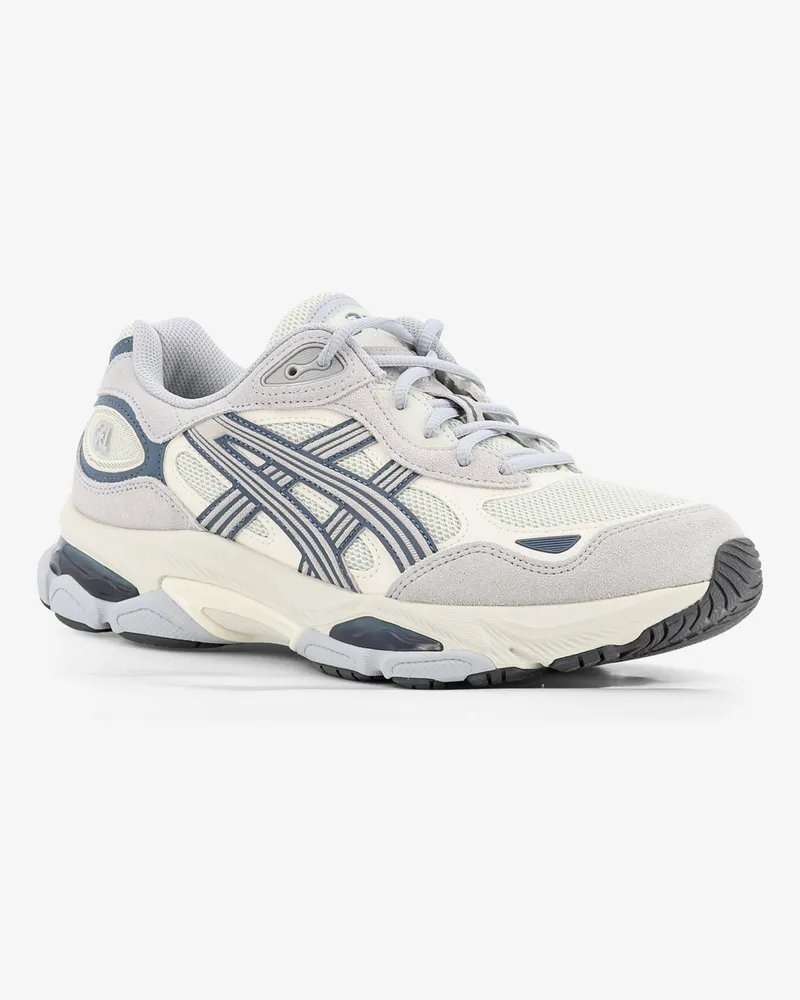Asics Men's Sneakers Gel-Nyc 2.0 Mesh-Suede Grey Mesh-Suede-Rubber Trainers Mesh/suede/rubber Gray
