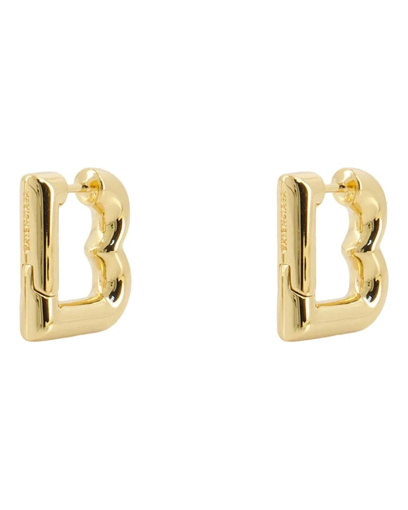 Balenciaga Women's Eisa Xs B Earrings -  Metal Gold Jewelry-Watches Gold