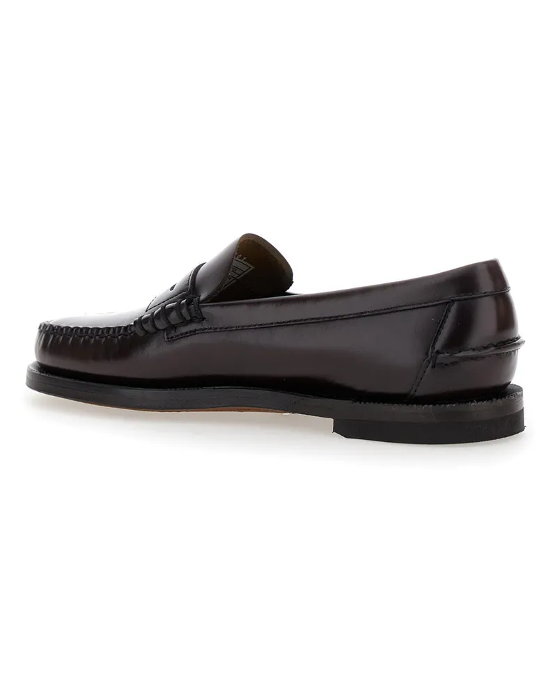 Sebago Women's Loafers Dan Burgundy Leather Burgundy