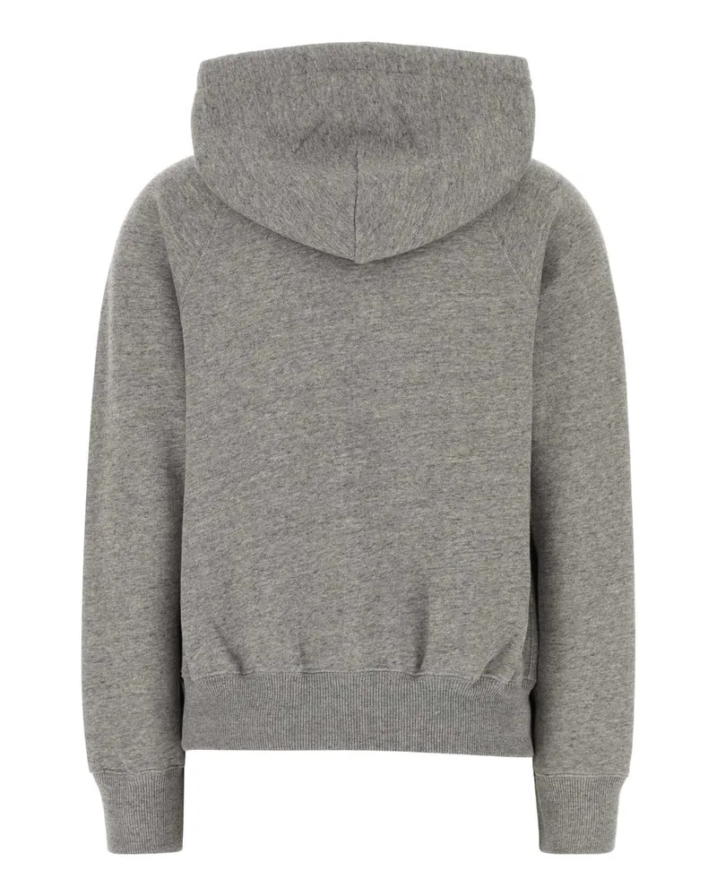 Ralph Lauren Women Grey Cotton Blend Sweatshirt Darkvintageheather Exterior: Polyester Felpe Sweater Gray