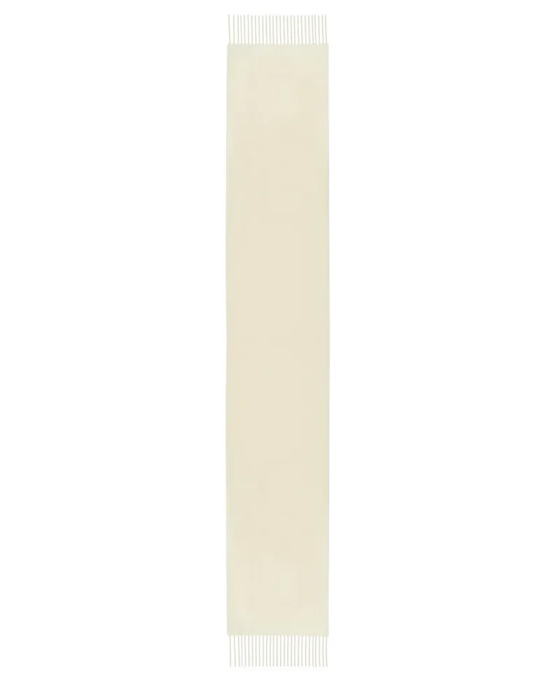 Vivienne Westwood Logo-Embroidered Wool Scarf — White White