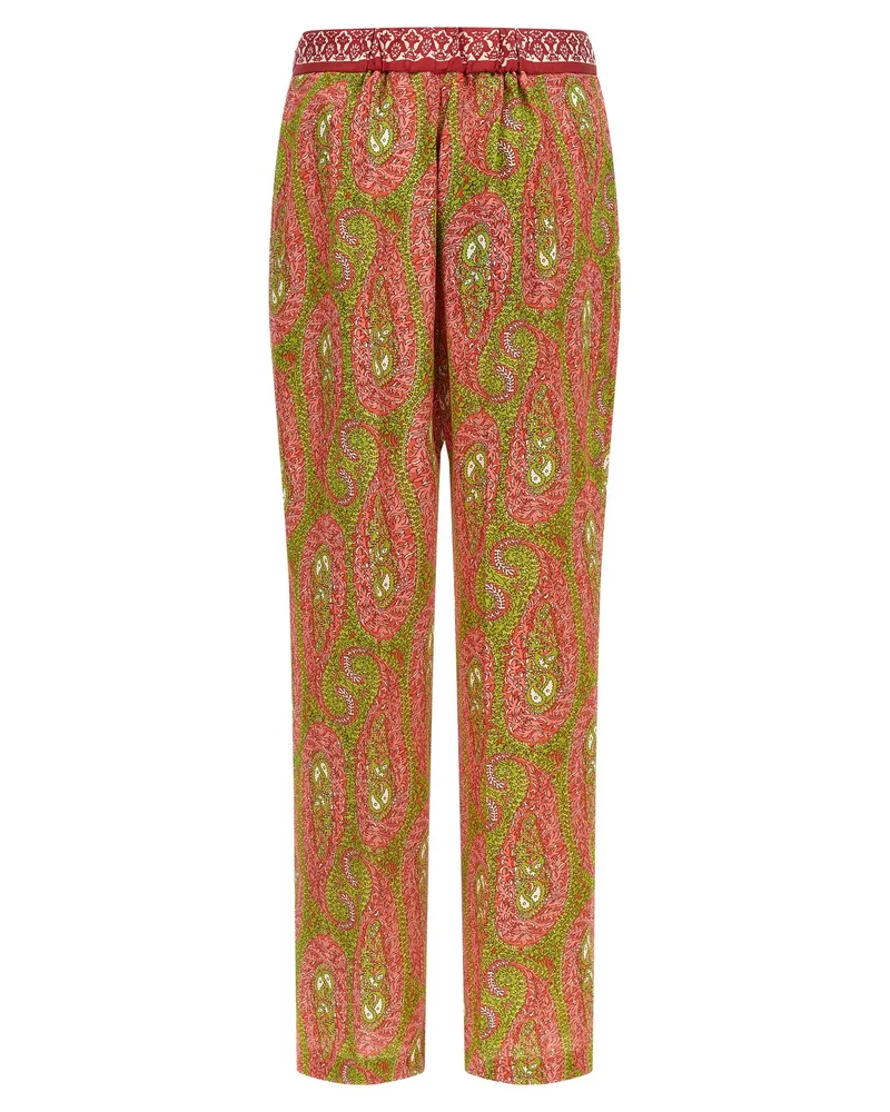 Etro Women's Multicolor Polyester Pants Pink