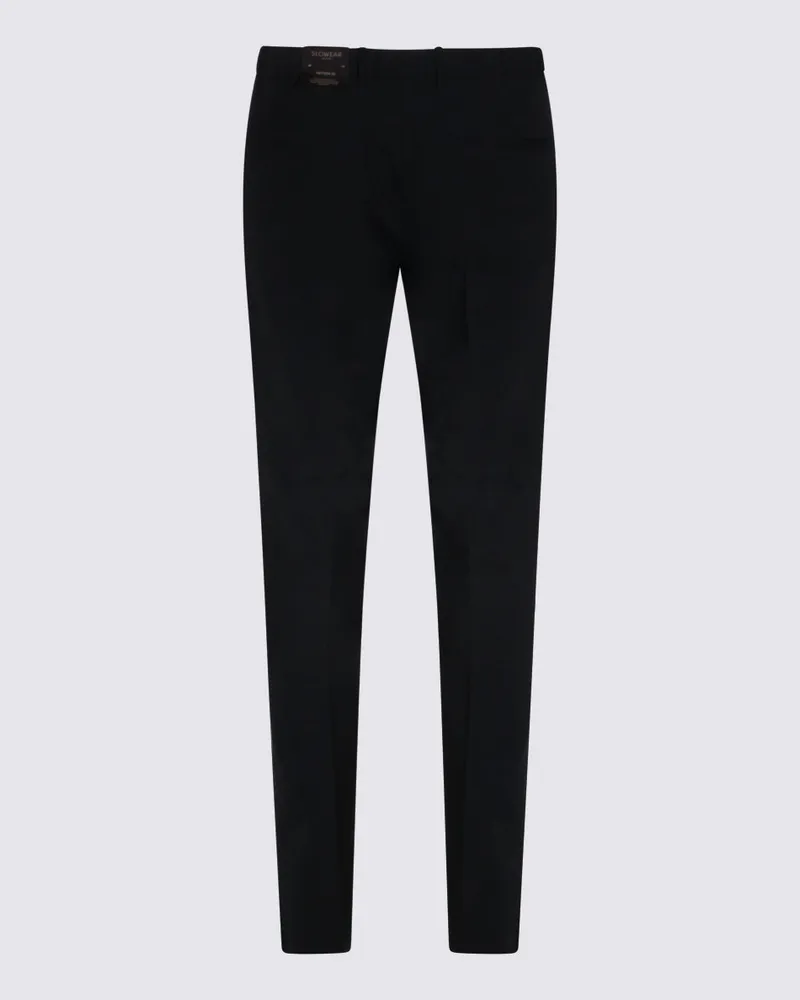 Incotex Men's Trousers Black Pl Wo Ea Black