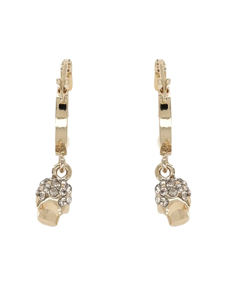 Alexander McQueen Skull Earrings — Gold Gold