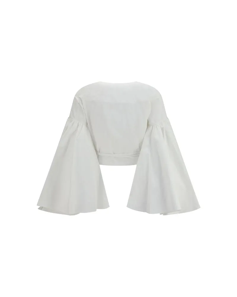 Jacquemus Women's White Cotton Shirt White