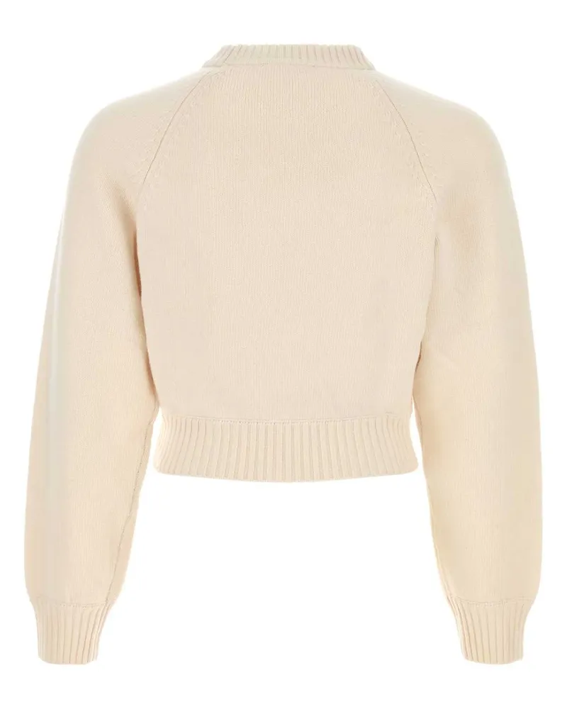 SPORTY & RICH Club Sweater — Cream Cream