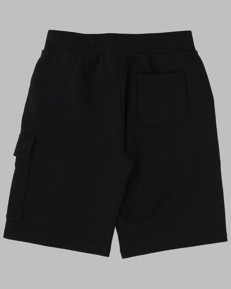 C.P. Company Cotton Shorts — Black Black