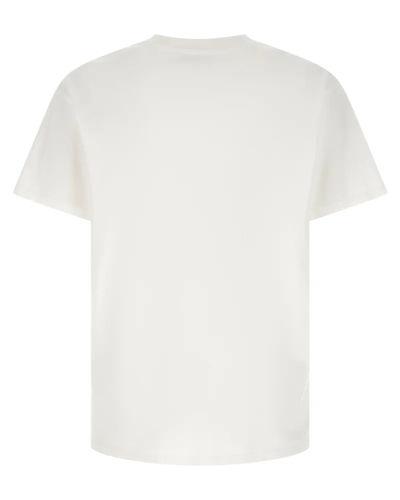 Givenchy Logo-Embroidered Cotton T-Shirt — White White