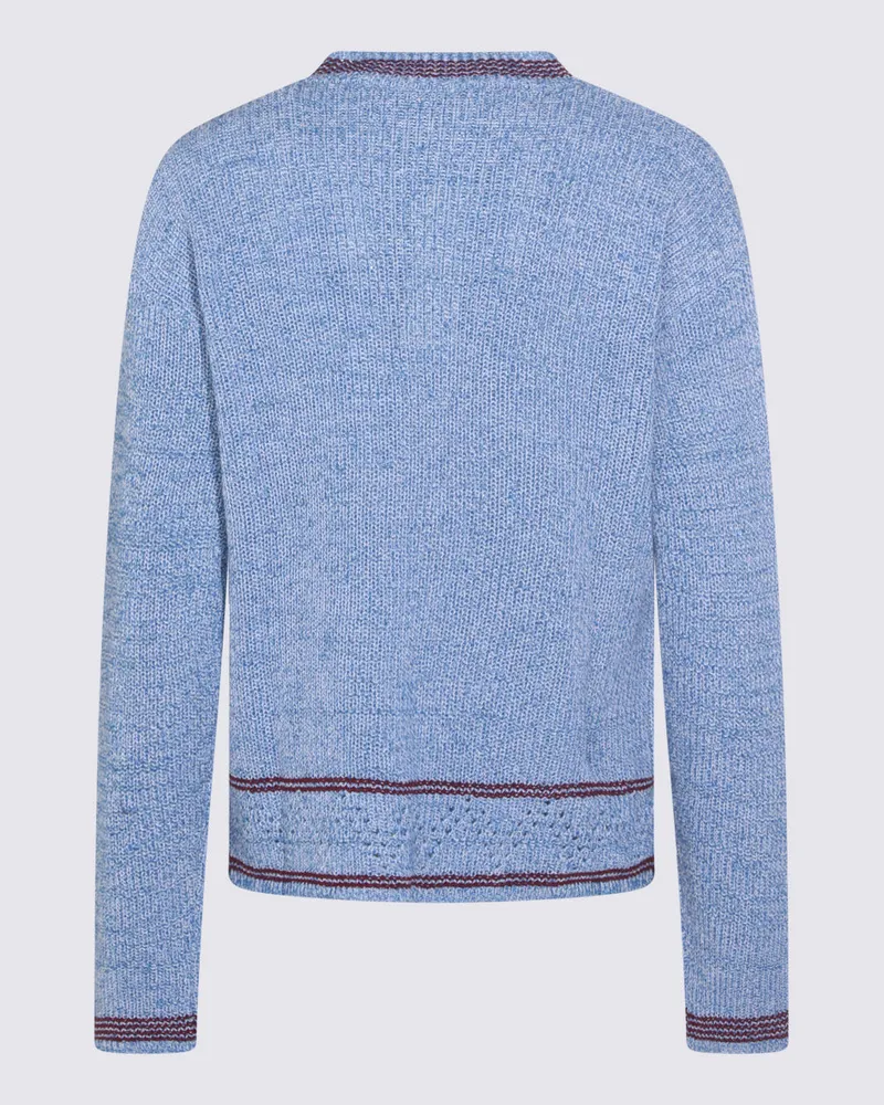 Marni Men's Sweaters Light Blue Blue