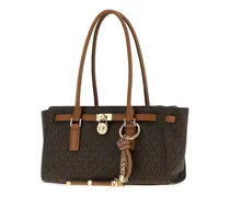 Hamilton Fabric Shoulder Bag — Brown
